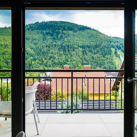 Szczyrkowskie SKI&FUN 12 - z widokiem na góry Exterior foto